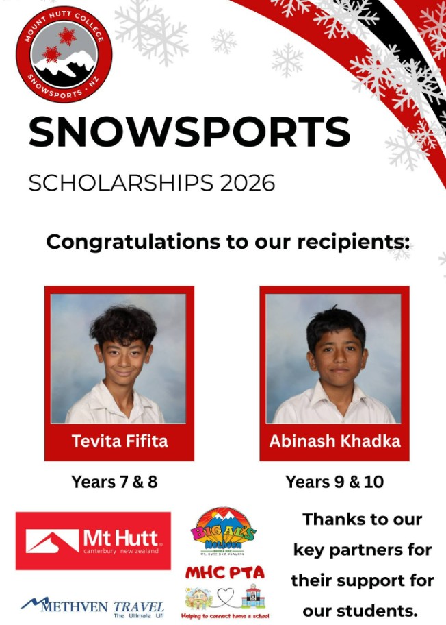 Snowsports Scholarship 2026